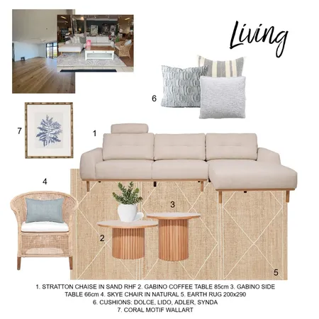 Living - The Beachfront Buddina Interior Design Mood Board by Oz Design on Style Sourcebook