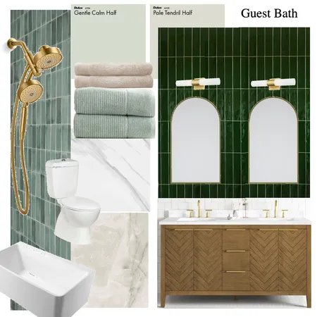 Guest Bath Interior Design Mood Board by bhill250 on Style Sourcebook