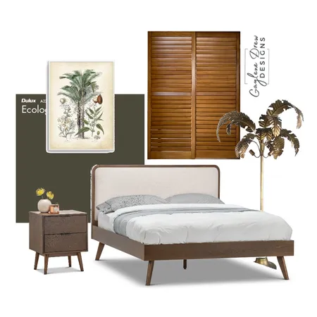 Tropical bedroom Interior Design Mood Board by Gaylene Drew Designs on Style Sourcebook