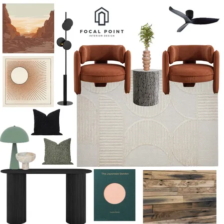 Terracotta Calm - Palmview Entry and Lounge Interior Design Mood Board by Focal Point Interior on Style Sourcebook