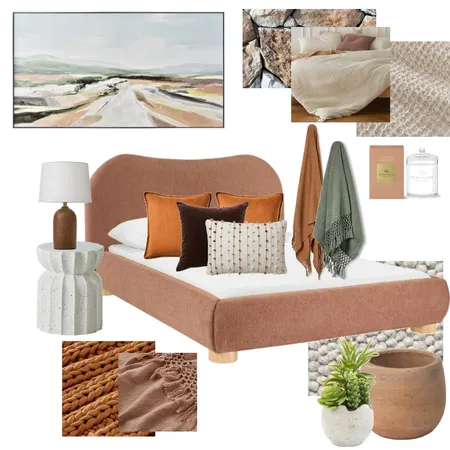 Display Caramel Bedroom Interior Design Mood Board by Embellish Interiors on Style Sourcebook