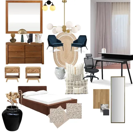 bedroom Interior Design Mood Board by mariealuoch on Style Sourcebook