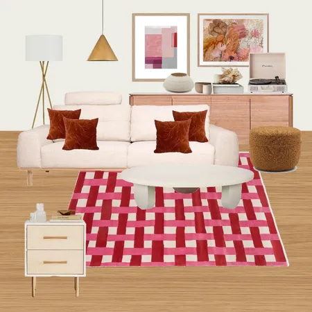 Harlequin – Sophie Robinson Basket Weave Coral/Rose 144102 Interior Design Mood Board by Unitex Rugs on Style Sourcebook