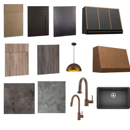 Industrial Kitchen Design Examples (Client) Interior Design Mood Board by JenRL Design on Style Sourcebook