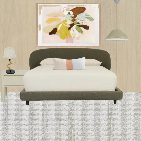 Bedroom with a pop of colour! Interior Design Mood Board by LarissaAlexandra on Style Sourcebook