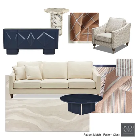 Pattern Match Pattern Clash Interior Design Mood Board by gallusrea on Style Sourcebook