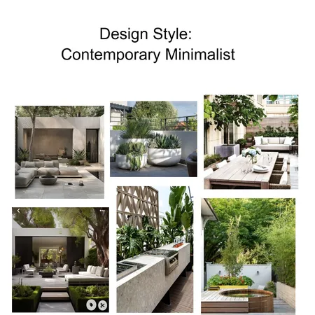 Contemporary Minimalist Garden Design Interior Design Mood Board by Desiree Freeman on Style Sourcebook