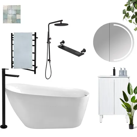Moonlight - Bathroom Inspiration Interior Design Mood Board by ZURE on Style Sourcebook