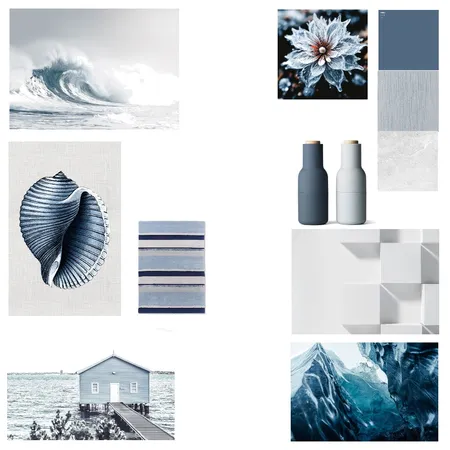 Cold blue sea Interior Design Mood Board by Natalya Fedorakhina on Style Sourcebook