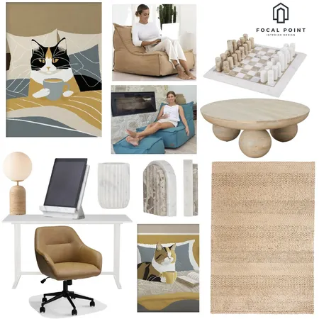 Upstairs Multipurpose: Kid's Retreat/ Kid's Study Interior Design Mood Board by Focal Point Interior on Style Sourcebook