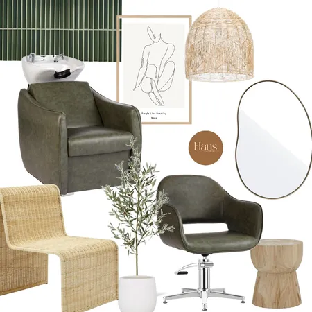 Olive Salon Inspo Interior Design Mood Board by Haus Interior Designs on Style Sourcebook