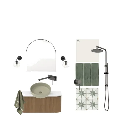 Earthen Oasis Bathroom Interior Design Mood Board by First Page Design on Style Sourcebook