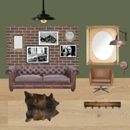 barbershop1 Interior Design Mood Board by SHIRZANGI on Style Sourcebook
