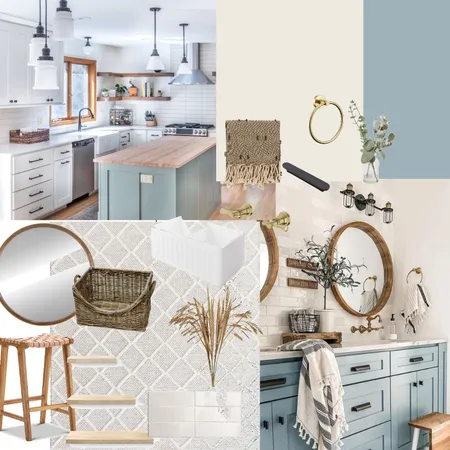 Modern Farmhouse Interior Design Mood Board by erhenke on Style Sourcebook