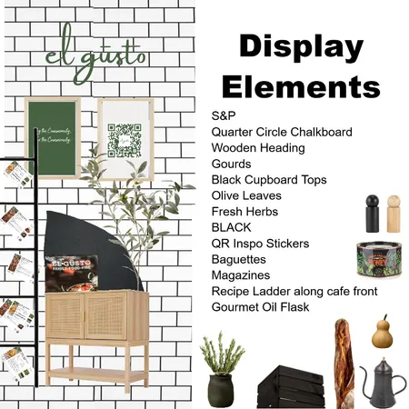 el gusto permanent stand Interior Design Mood Board by brontemary.smith@gmail.com on Style Sourcebook