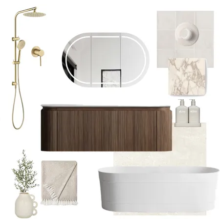 A bathroom sanctuary Interior Design Mood Board by ZURE on Style Sourcebook