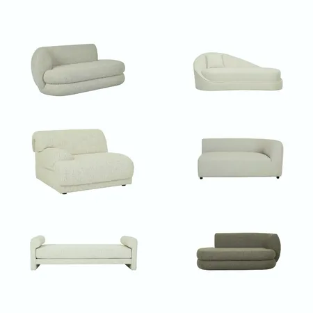6 Chaise Lounges Interior Design Mood Board by Ronja Bahtiyar Art on Style Sourcebook