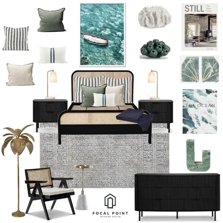 Lone Boat Bedroom (Palmview Residence) Interior Design Mood Board by Focal Point Interior on Style Sourcebook