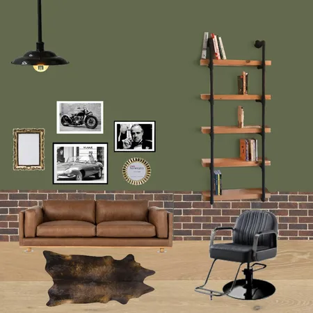 barbershop1 Interior Design Mood Board by SHIRZANGI on Style Sourcebook
