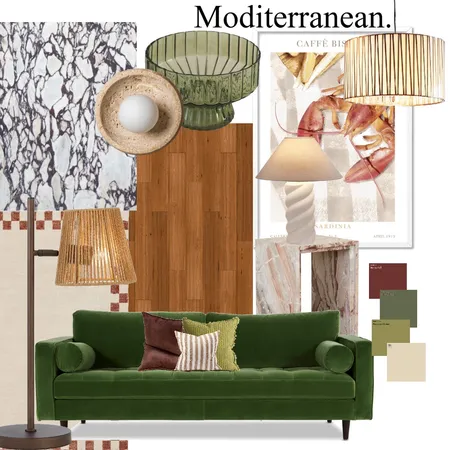 moditerranean Interior Design Mood Board by twyla.ovenden26@au.oneschoolglobal.com on Style Sourcebook