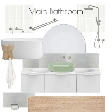 Main bathroom Reno Interior Design Mood Board by Five Files Design Studio on Style Sourcebook