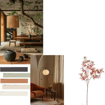 Japandi assignment 3A.1 Interior Design Mood Board by Ginah on Style Sourcebook