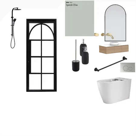Guest bathroom: Batlile Interior Design Mood Board by Relebohile Mokoqo on Style Sourcebook