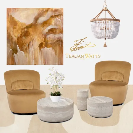 Golden sands Interior Design Mood Board by Teagan Watts Artist on Style Sourcebook