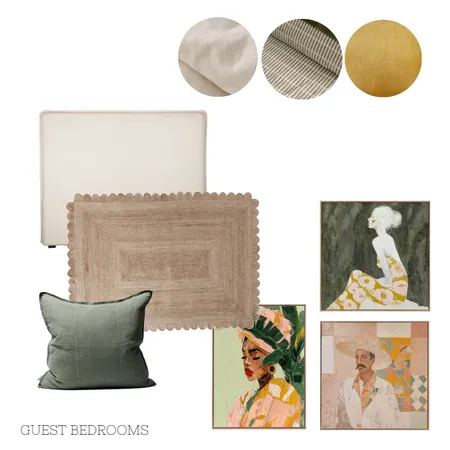 Guest Bedrooms Interior Design Mood Board by The Clarke Collection on Style Sourcebook