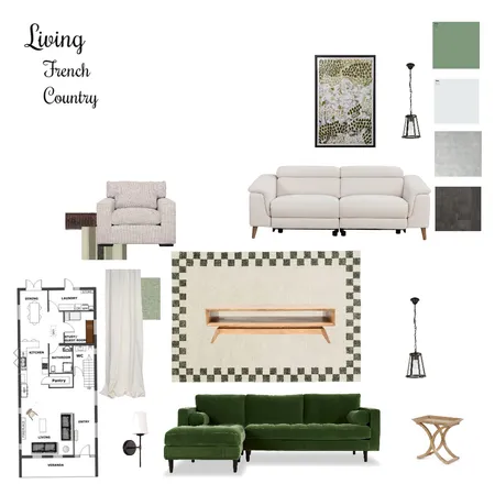 Living room, French Country Interior Design Mood Board by Catharina Storer on Style Sourcebook