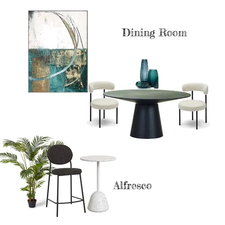 Dining Room and Alfresco - Apartment Perth  CBD Interior Design Mood Board by Jennypark on Style Sourcebook