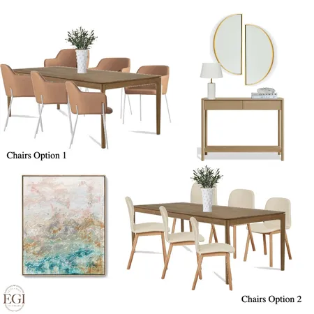 Coastal Hamptons Dining Room Interior Design Mood Board by Eliza Grace Interiors on Style Sourcebook