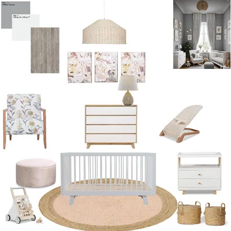 Contemporary Nursery room Interior Design Mood Board by STUDIO M on Style Sourcebook