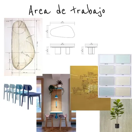 sala de trabajo Interior Design Mood Board by CECYS on Style Sourcebook