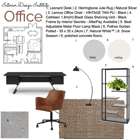 Office Interior Design Mood Board by Clairemcgirr on Style Sourcebook