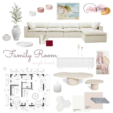 Assign 9 - Sample Board - Family Room Interior Design Mood Board by design.by.pieces on Style Sourcebook