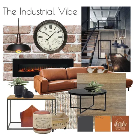 The Industrial Vibe Interior Design Mood Board by Styled By Lorraine Dowdeswell on Style Sourcebook