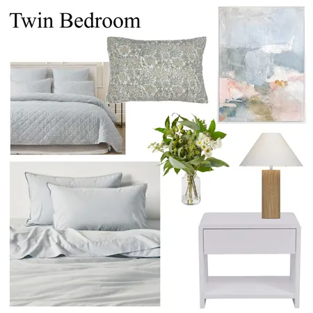 Twin Room 2.0 Interior Design Mood Board by ABDesign on Style Sourcebook