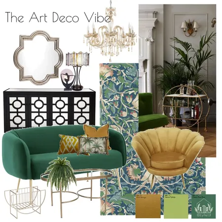 The Art Deco Vibe Interior Design Mood Board by Styled By Lorraine Dowdeswell on Style Sourcebook