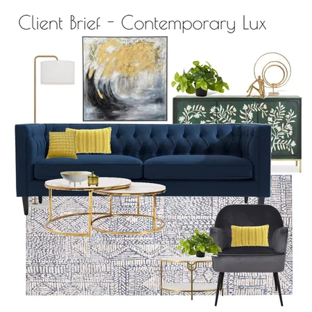 Contemporary Lux Interior Design Mood Board by Styled By Lorraine Dowdeswell on Style Sourcebook