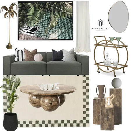 Tropical Pool Lounge (Palmview Residence) alternate rug Interior Design Mood Board by Focal Point Interior on Style Sourcebook