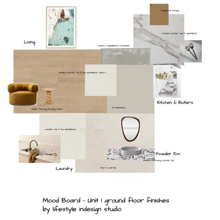 unit 1 ground floor finishes Interior Design Mood Board by lifestyle indesign on Style Sourcebook