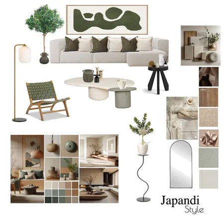 Japandi Style Mood Board Interior Design Mood Board by ikhwezix@gmail.com on Style Sourcebook