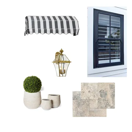 Exterior Moodboard Interior Design Mood Board by DOWN THE LANE by Tina Harris on Style Sourcebook