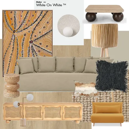 Nicky's Cool Desert Living Interior Design Mood Board by elements interior styling on Style Sourcebook
