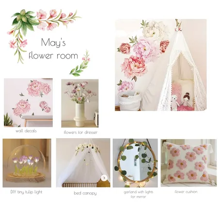 May's Flower Room Interior Design Mood Board by juliamode on Style Sourcebook