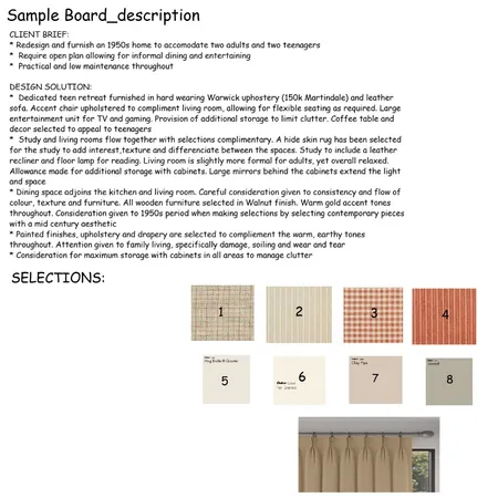 Sample Board_description Interior Design Mood Board by Ewa Doherty on Style Sourcebook