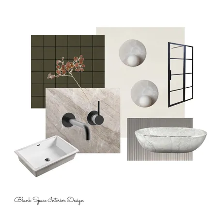 Bathroom Colour Concept Interior Design Mood Board by Blank space interior design on Style Sourcebook