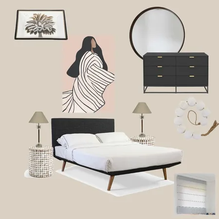 DRAFT Villa Crema Main Bedroom 1 Buff Interior Design Mood Board by elements interior styling on Style Sourcebook
