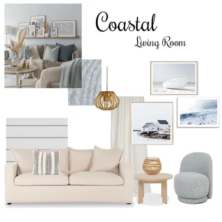 Coastal Living Room Interior Design Mood Board by Rachel DT on Style Sourcebook